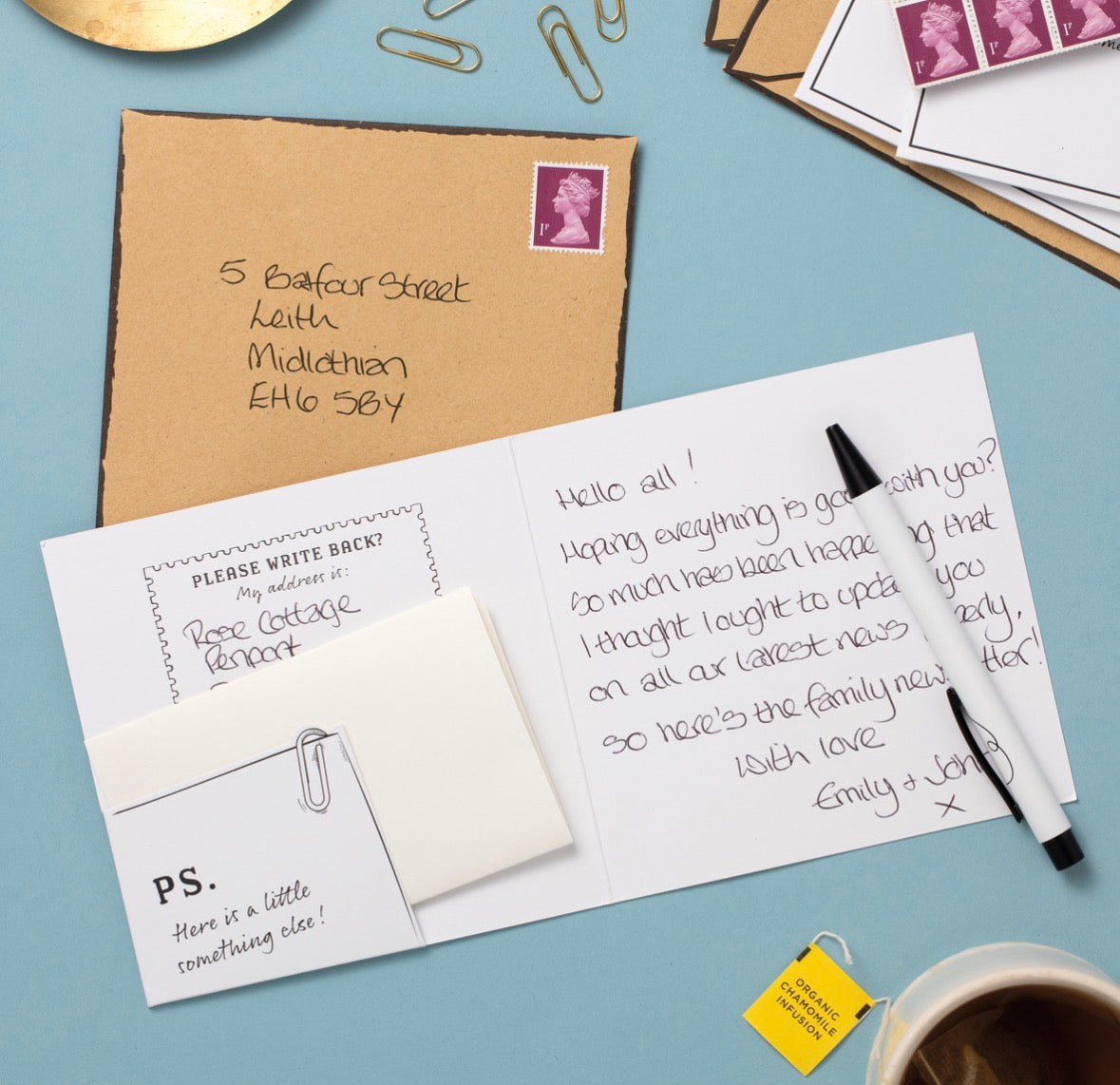 IF P.S Notecard