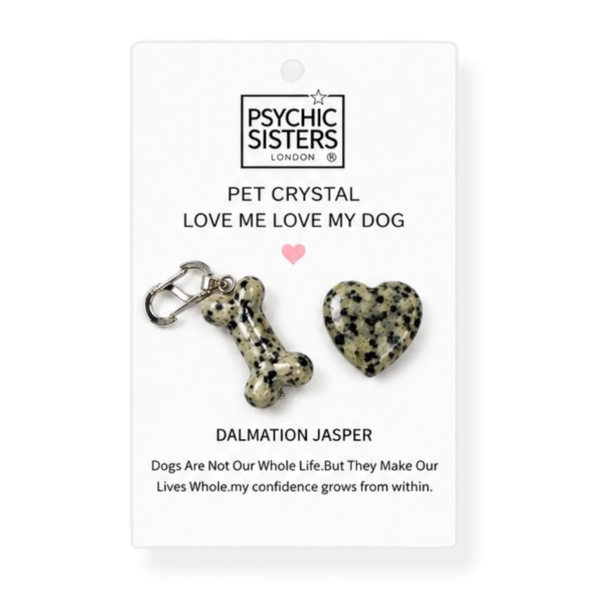 Love Me Love My Dog Crystal Cards