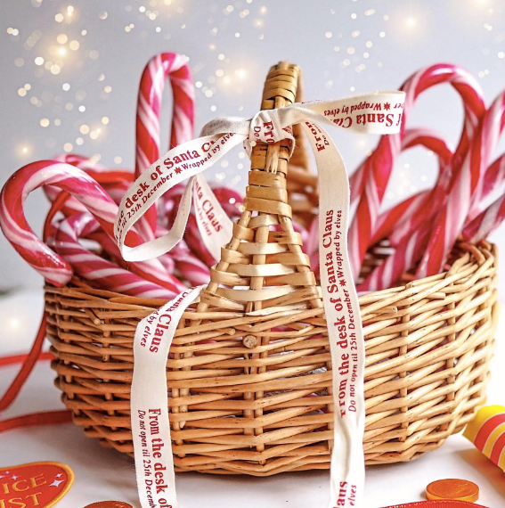 Christmas ribbons : From Santa claus