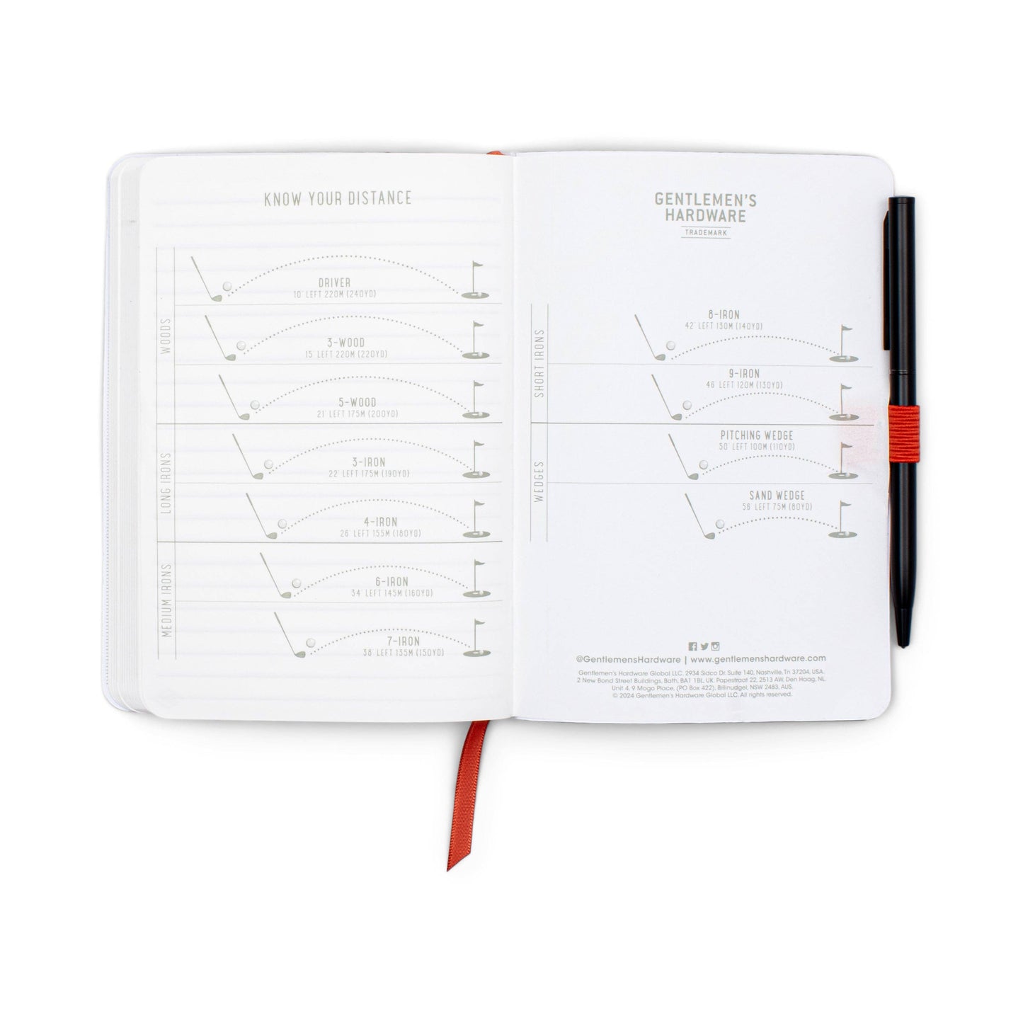 Waterproof Golf Notebook