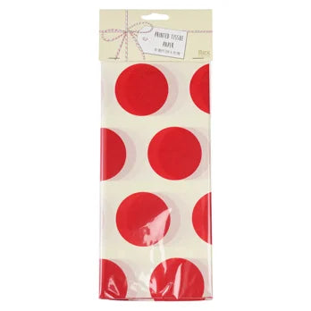 Red Dot Tissue Paper