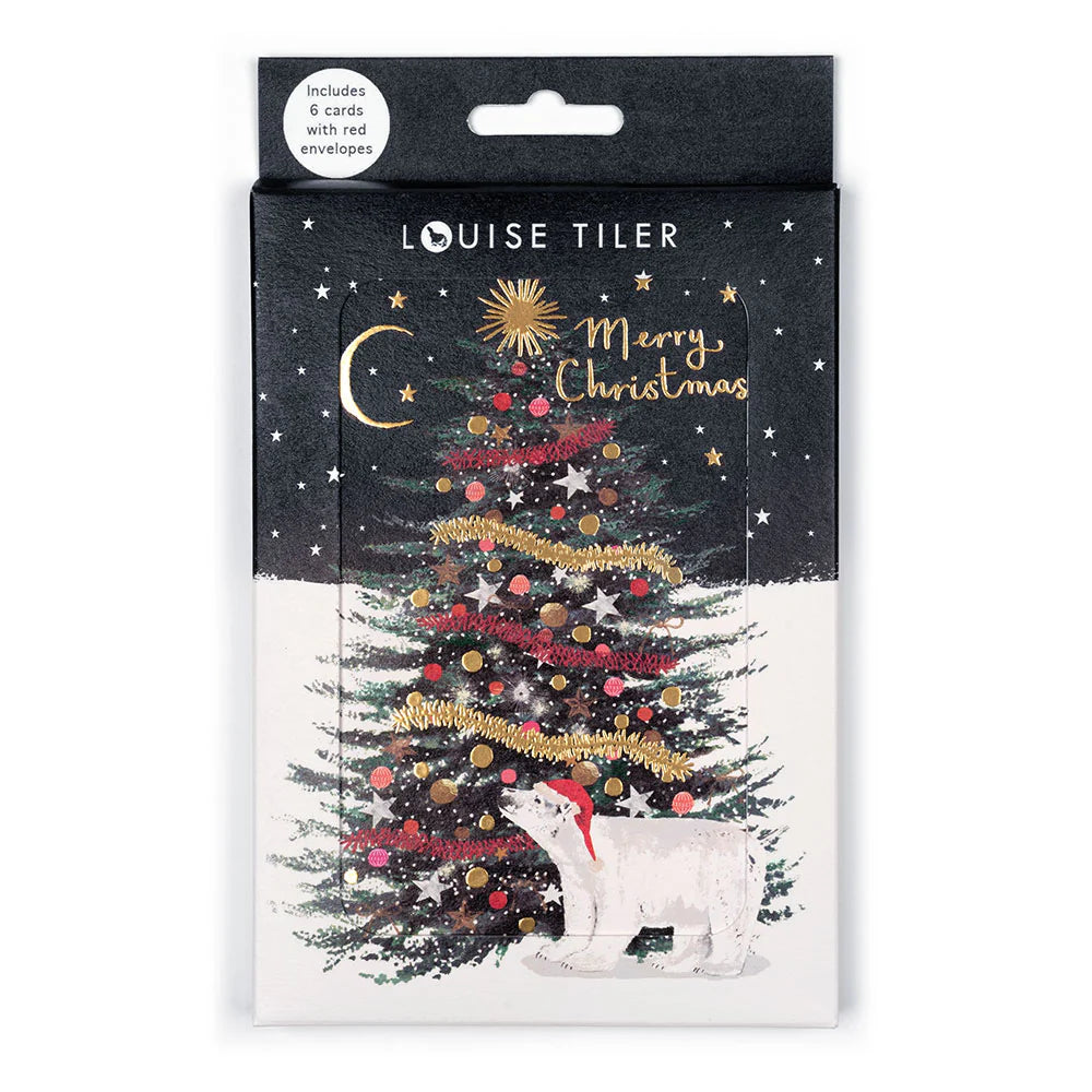 Tree & Bear Christmas Card Box