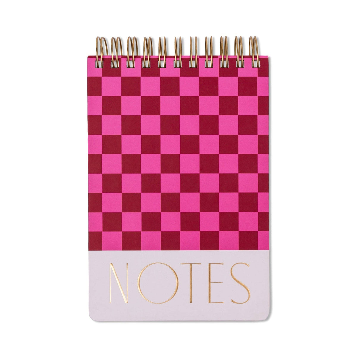 Large Chunky Burgundy & Pink Notepad