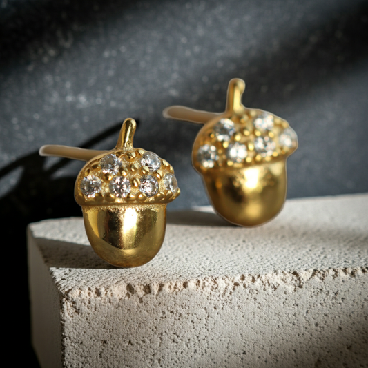 Silk Purse, Sow’s Ear Stud Earrings