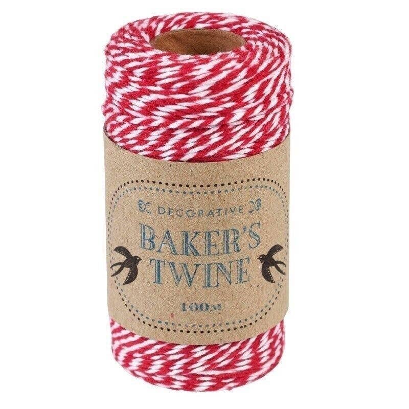 red and wine cottan twine 