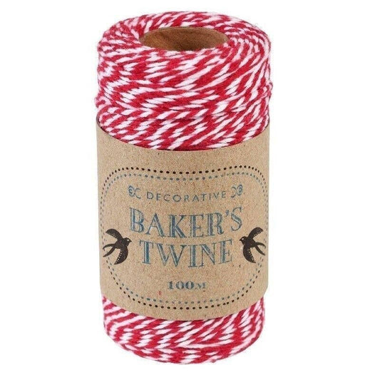 red and wine cottan twine 