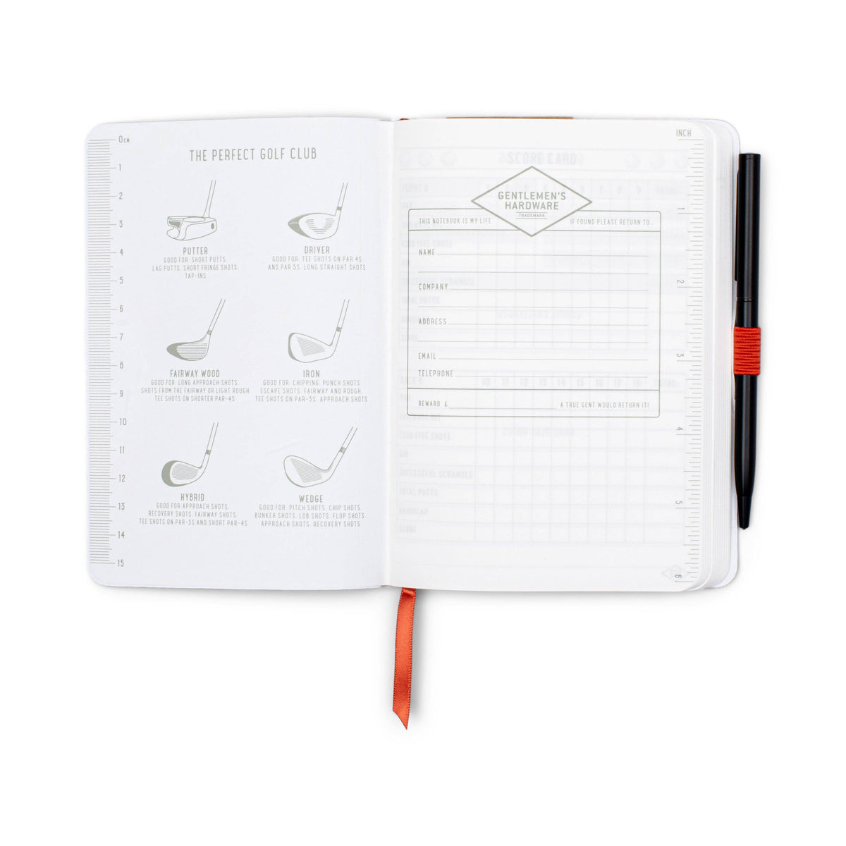 Waterproof Golf Notebook