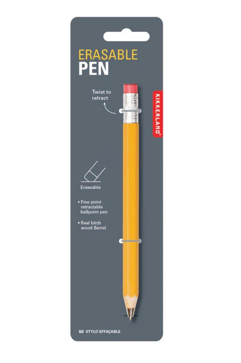 Kikkerland Erasable Pen
