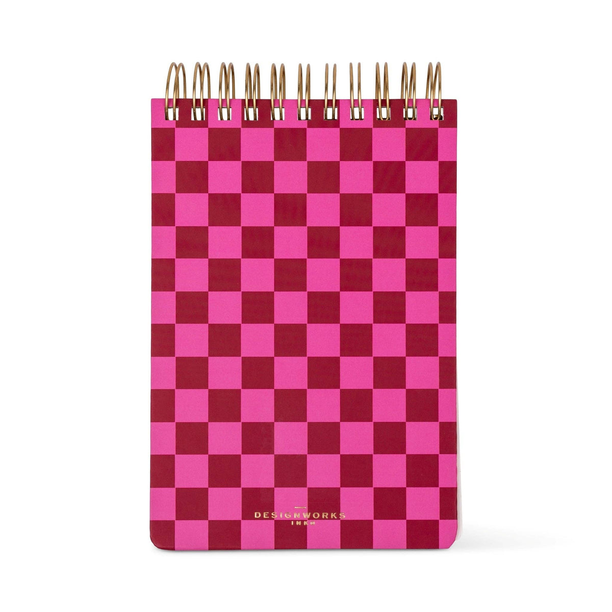 Large Chunky Burgundy & Pink Notepad