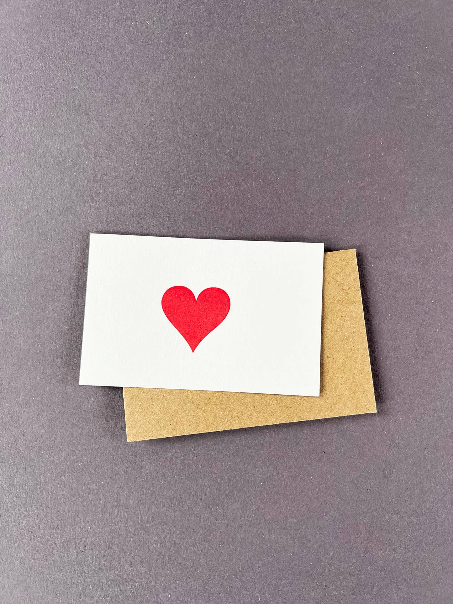 Penguin Ink Red Heart Tiny Note Box