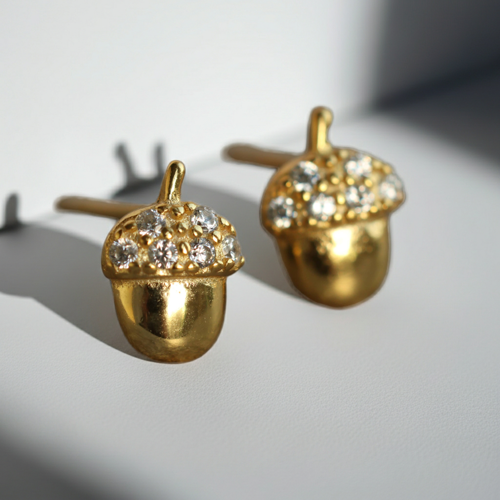 Silk Purse, Sow’s Ear Stud Earrings