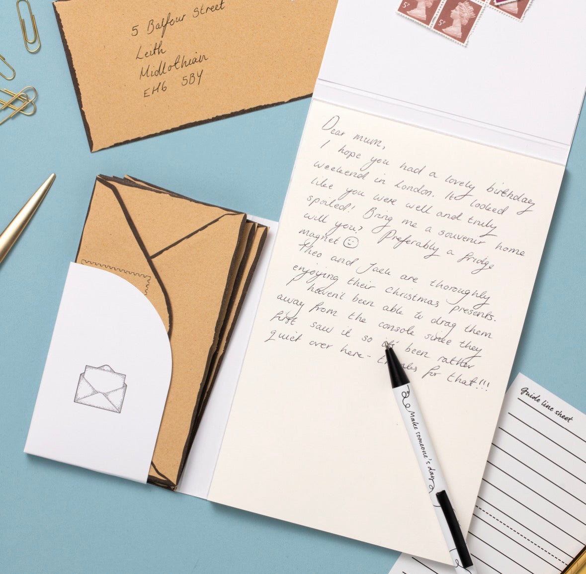 IF Writing Paper & Envelopes