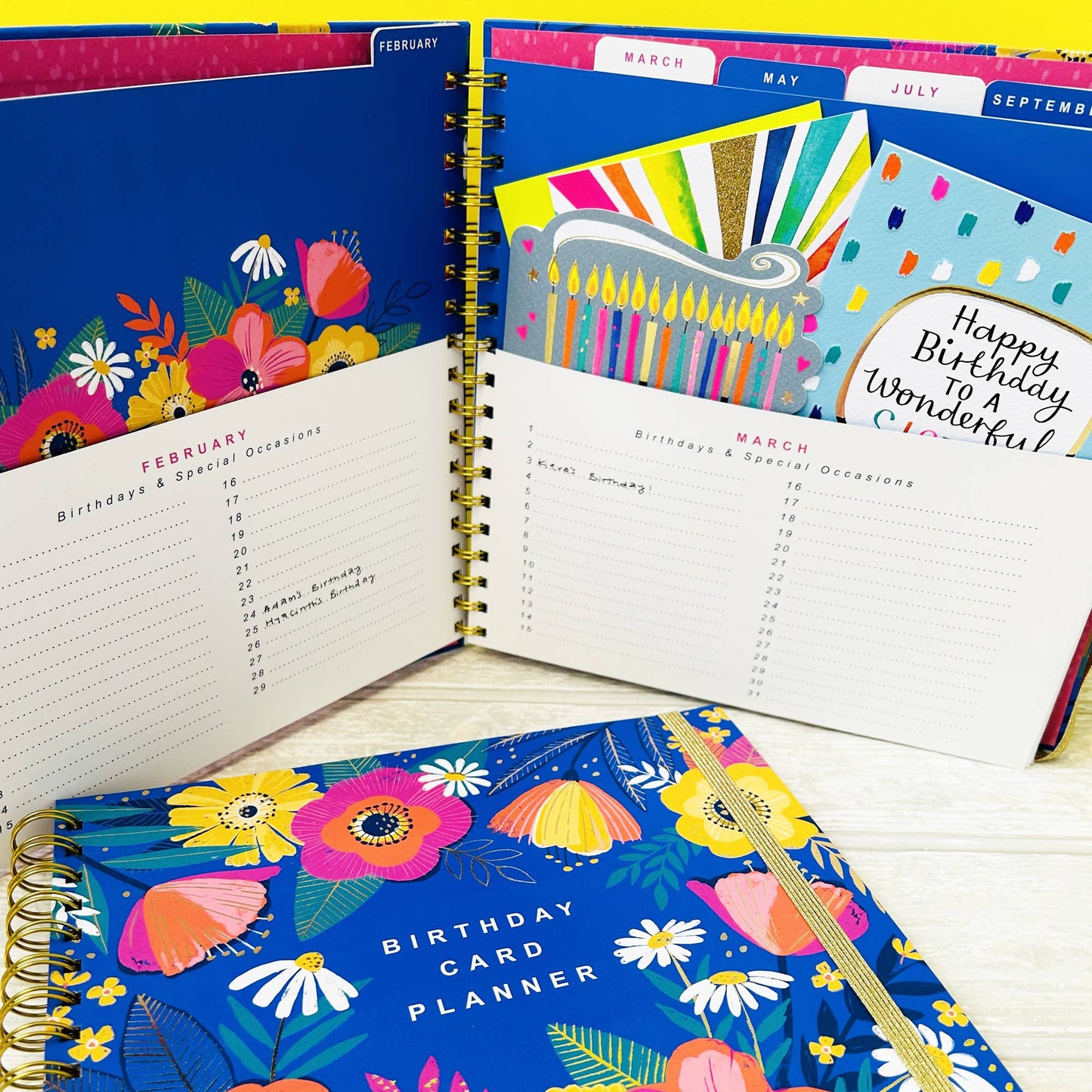 Birthday Card Planner Book