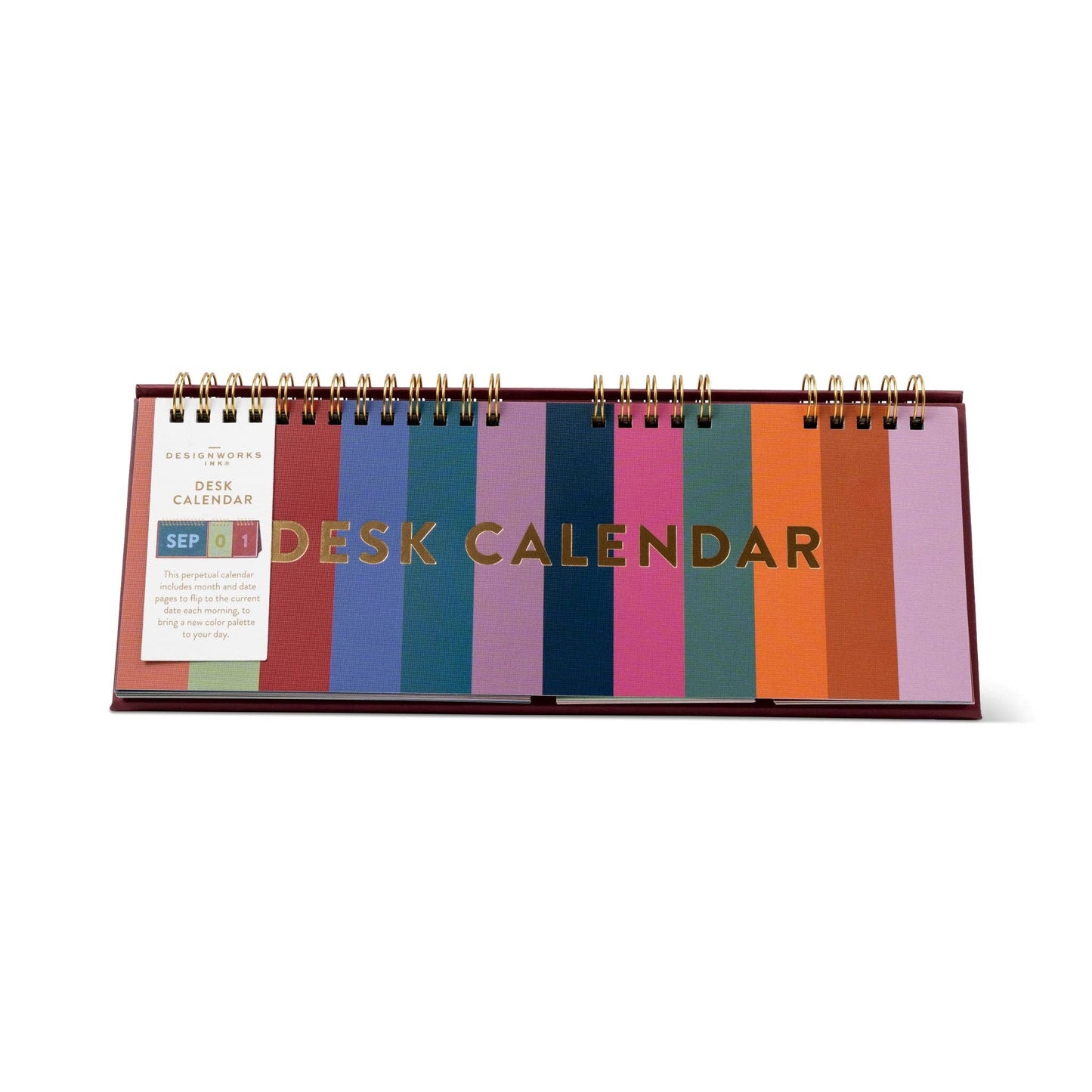 Colourblock Perpetual Desk Calendar