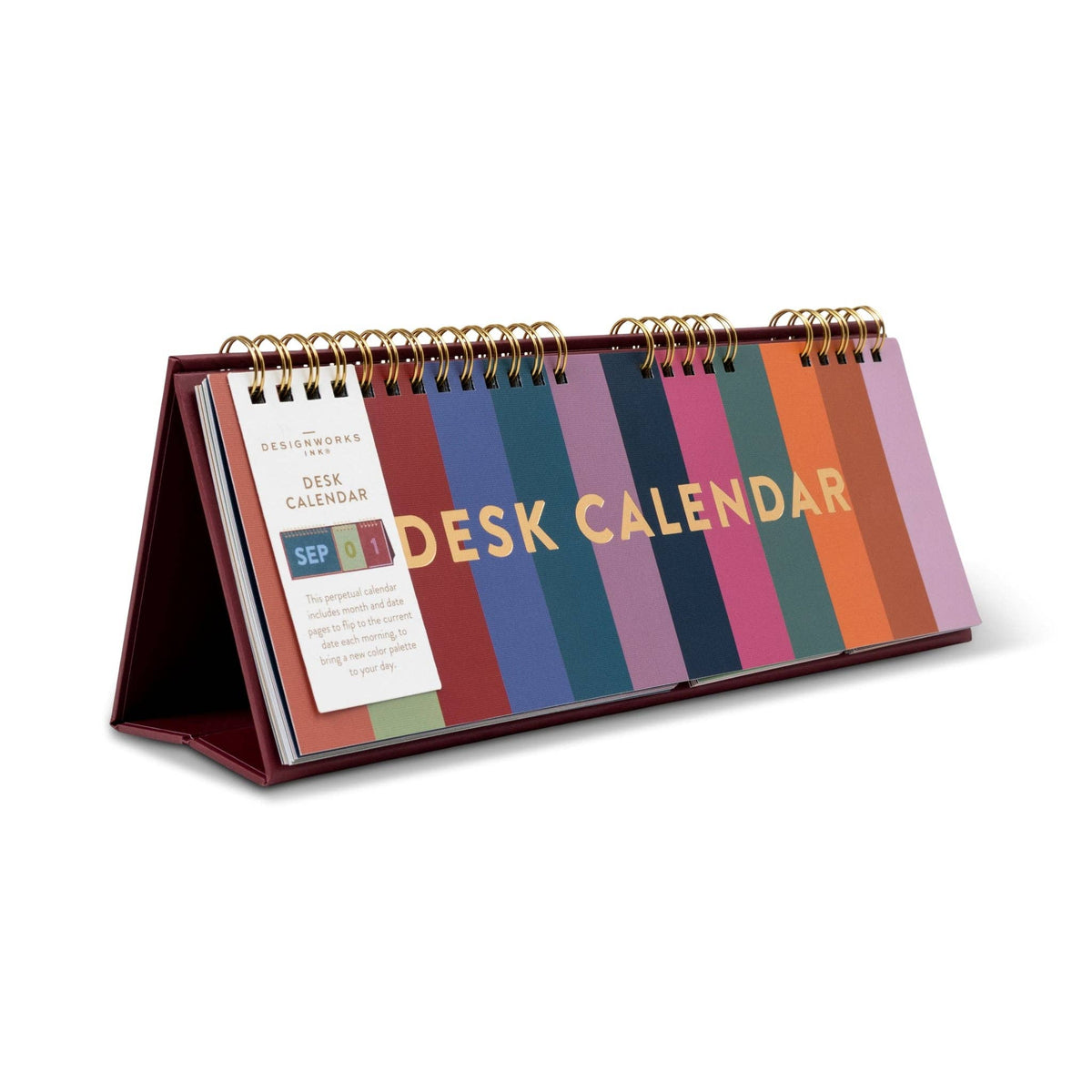 Colourblock Perpetual Desk Calendar