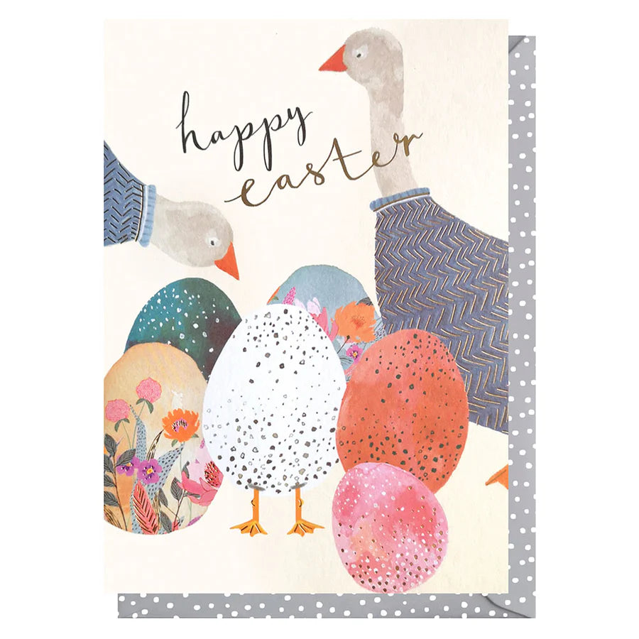 Easter Family Greeting Card