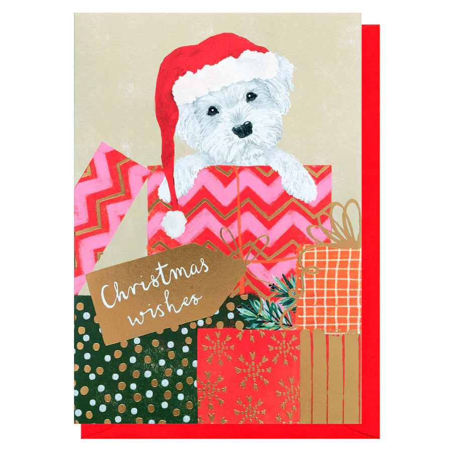 Present Wishes Christmas Card